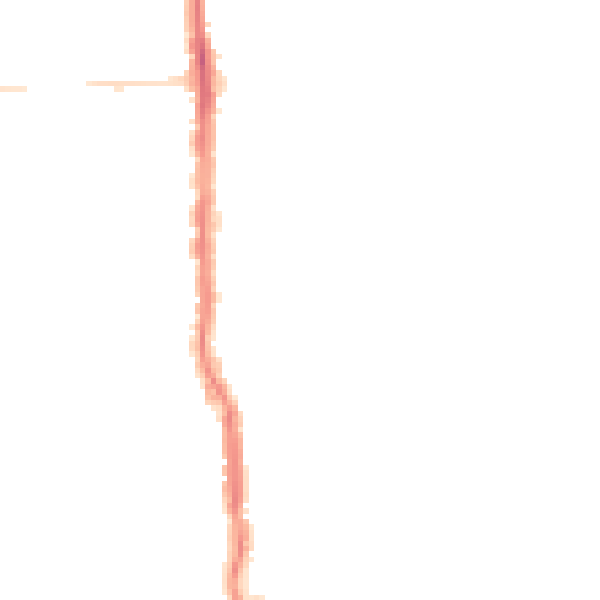 Night-time road noise heatmap for PO3 5AY