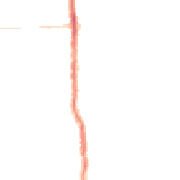 Night-time road noise heatmap for PO3 5BA