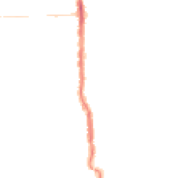 Night-time road noise heatmap for PO3 5BB