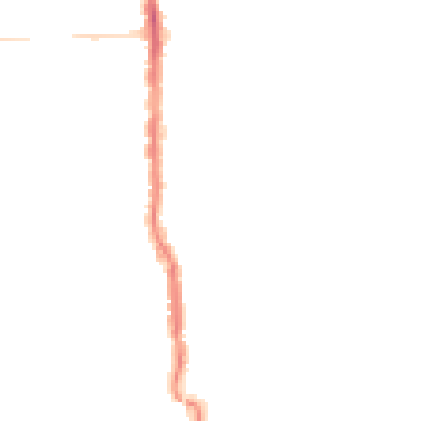 Night-time road noise heatmap for PO3 5BE