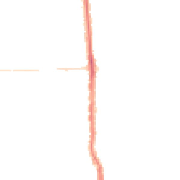 Night-time road noise heatmap for PO3 5BT
