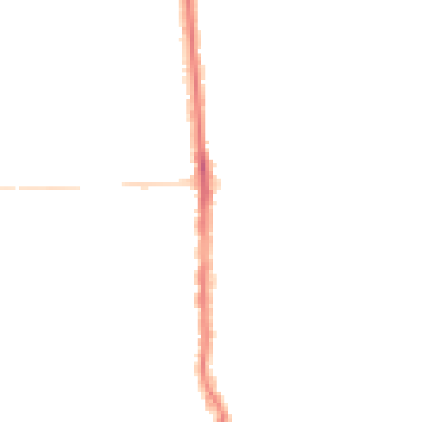 Night-time road noise heatmap for PO3 5DA