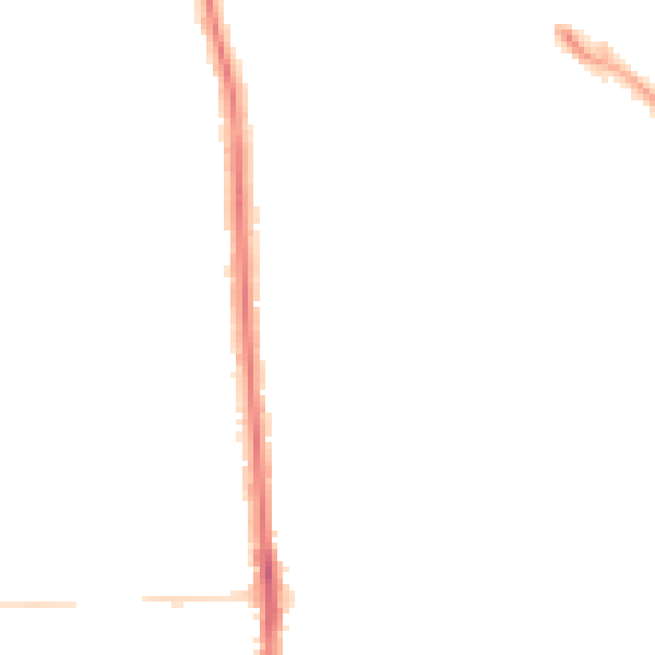 Night-time road noise heatmap for PO3 5DG