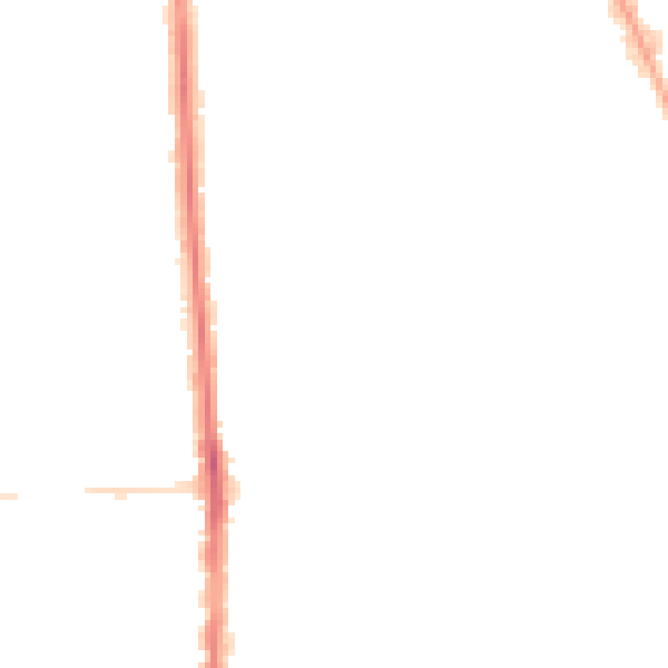 Night-time road noise heatmap for PO3 5DJ