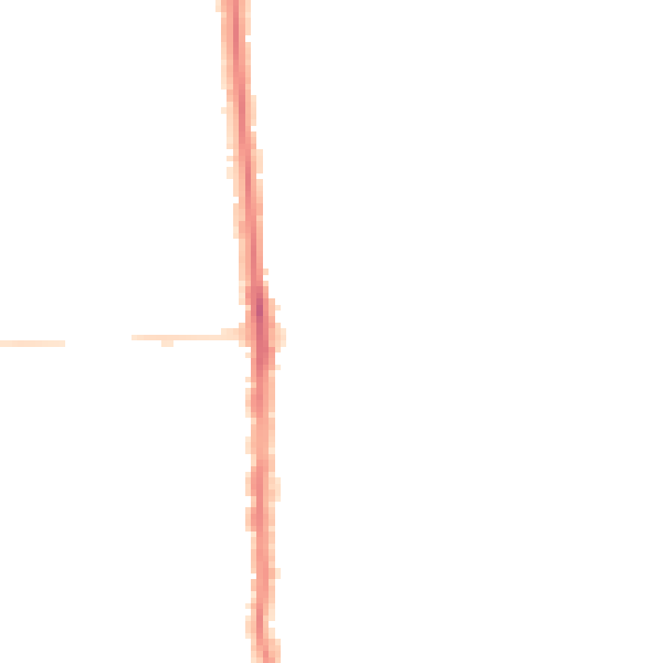 Night-time road noise heatmap for PO3 5DP