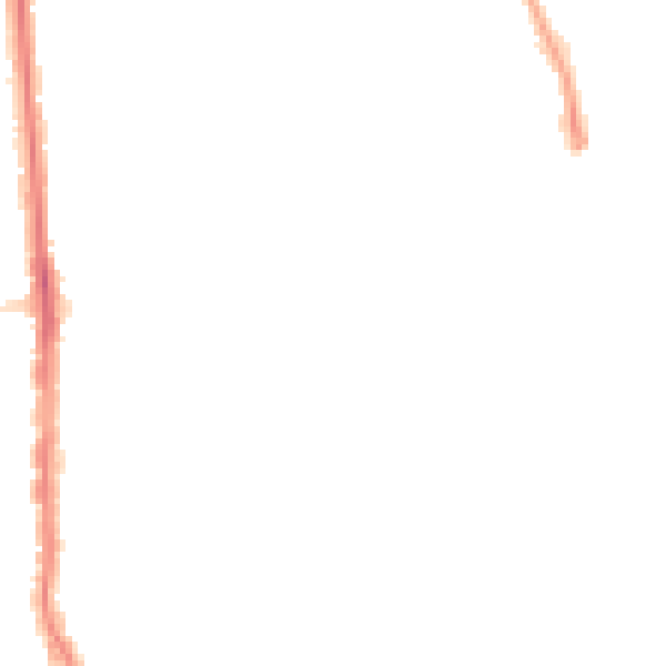 Night-time road noise heatmap for PO3 5NB