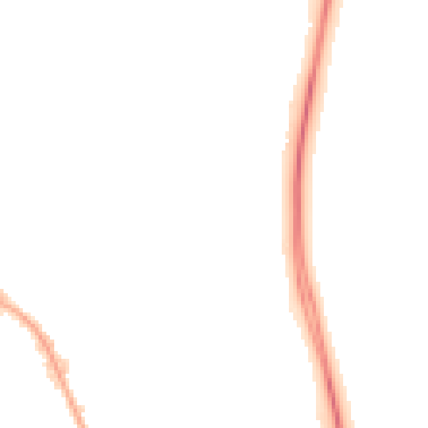 Night-time road noise heatmap for PO3 5TB