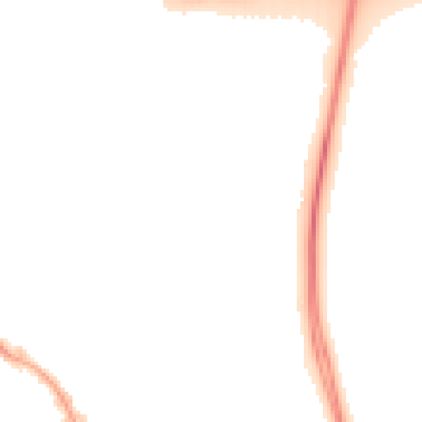 Night-time road noise heatmap for PO3 5TE