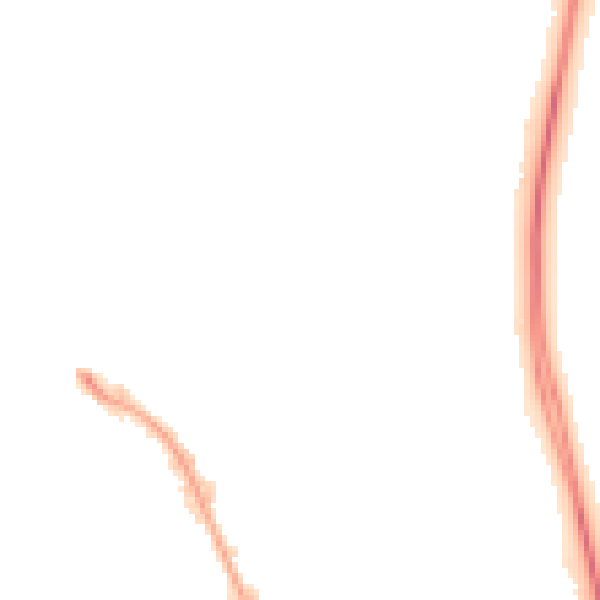 Night-time road noise heatmap for PO3 5TY