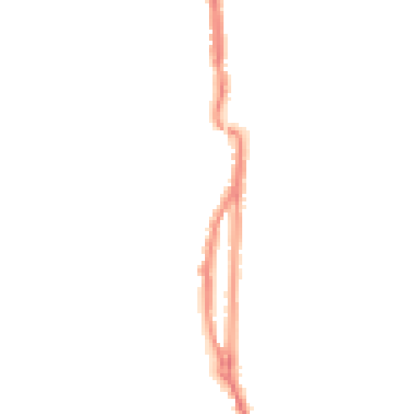 Night-time road noise heatmap for PO3 6AT