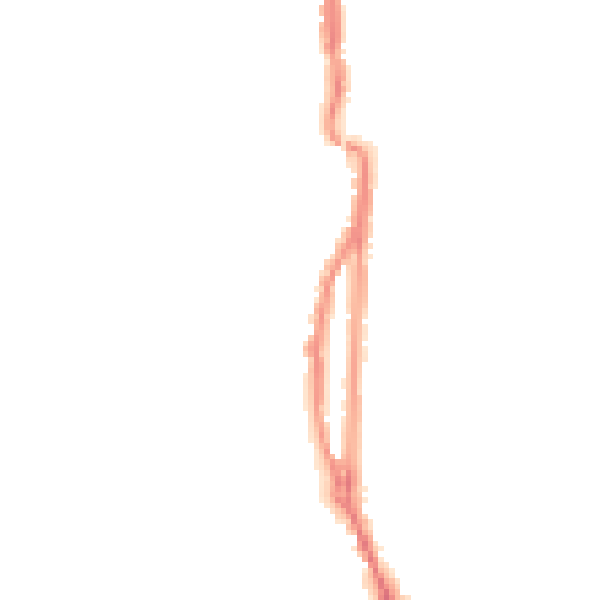 Night-time road noise heatmap for PO3 6AU