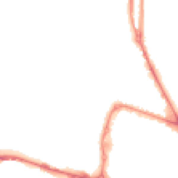 Night-time road noise heatmap for PO3 6GU
