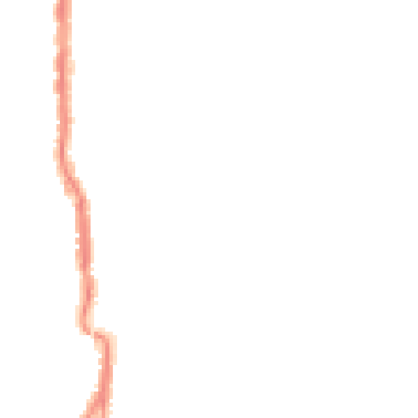 Night-time road noise heatmap for PO3 6NA