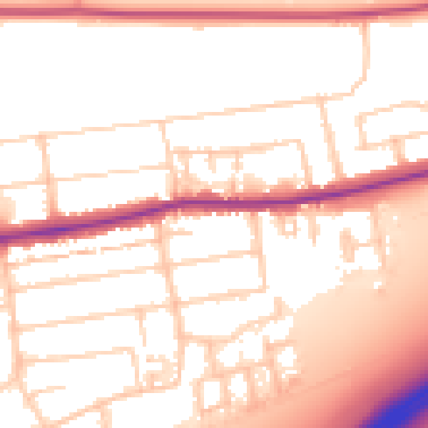 Daytime road noise heatmap for PO6 1AB