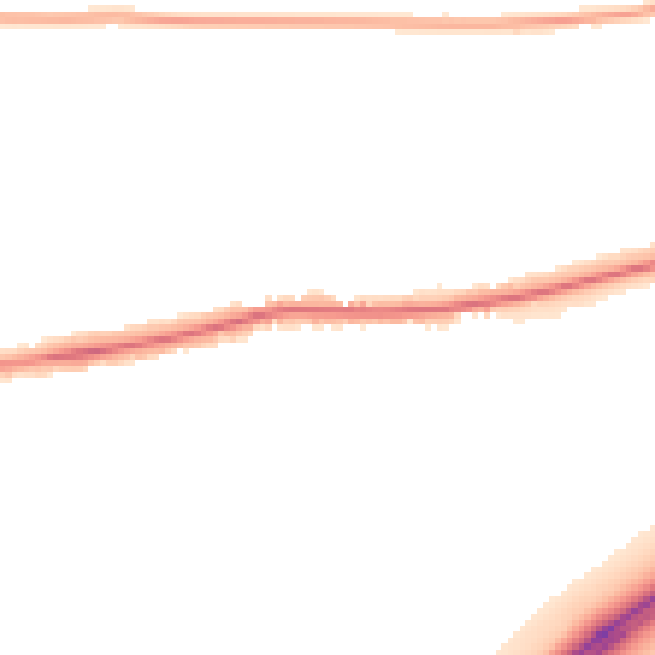 Night-time road noise heatmap for PO6 1AB