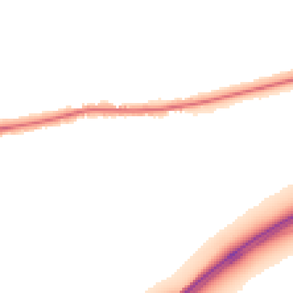 Night-time road noise heatmap for PO6 1AD