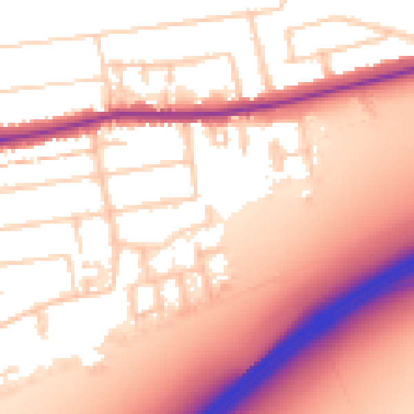 Daytime road noise heatmap for PO6 1AE