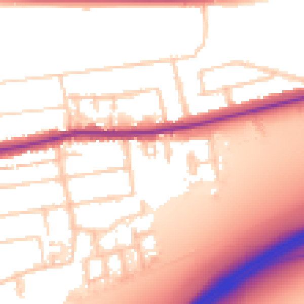 Daytime road noise heatmap for PO6 1AG