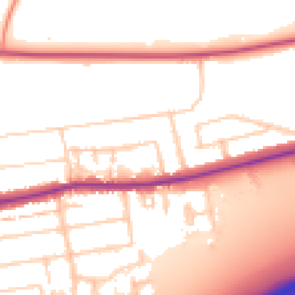 Daytime road noise heatmap for PO6 1AH
