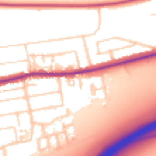 Daytime road noise heatmap for PO6 1BY