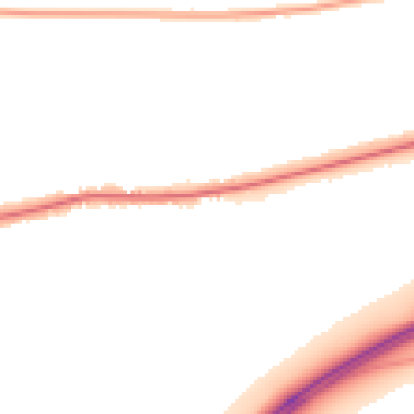 Night-time road noise heatmap for PO6 1BY