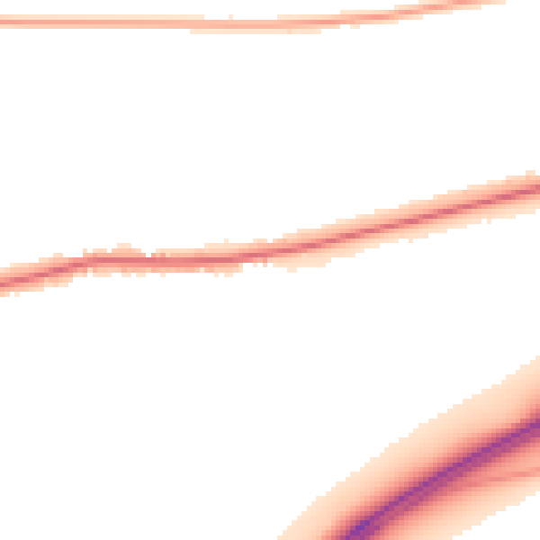 Night-time road noise heatmap for PO6 1BZ