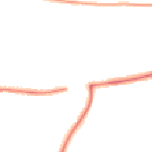Night-time road noise heatmap for PO6 1DG