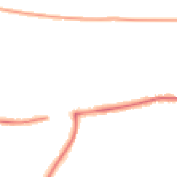 Night-time road noise heatmap for PO6 1DH