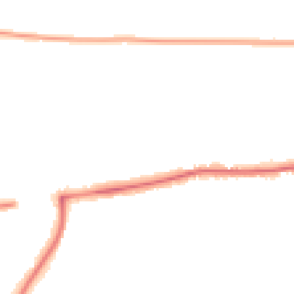 Night-time road noise heatmap for PO6 1DJ