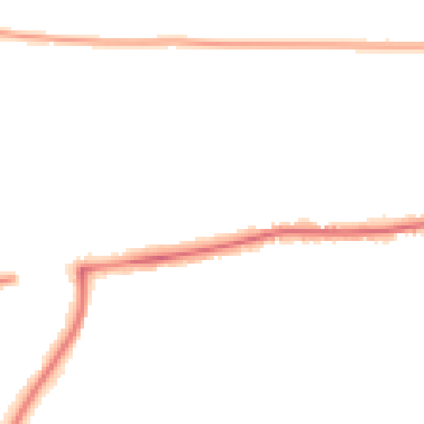 Night-time road noise heatmap for PO6 1DN