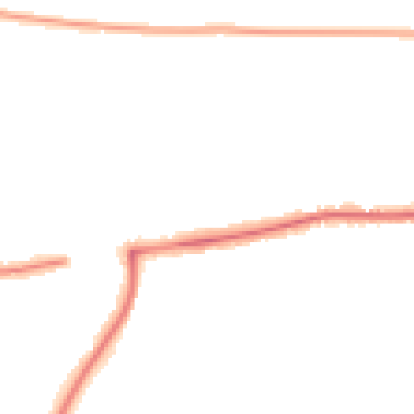 Night-time road noise heatmap for PO6 1DP