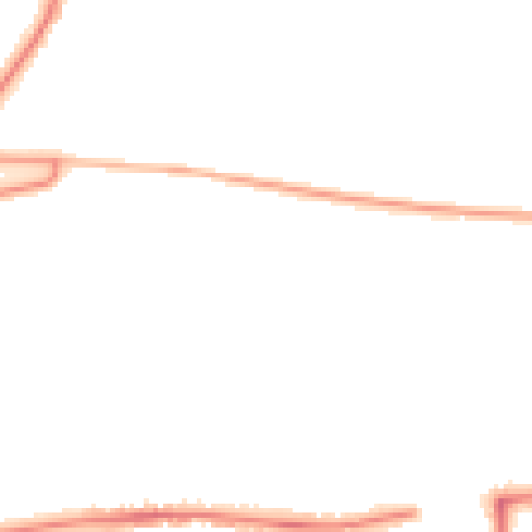 Night-time road noise heatmap for PO6 1HT