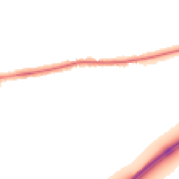 Night-time road noise heatmap for PO6 1JP