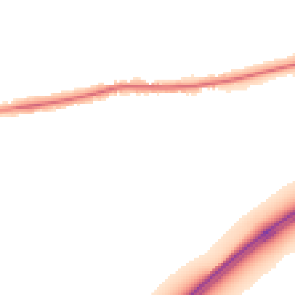 Night-time road noise heatmap for PO6 1JT