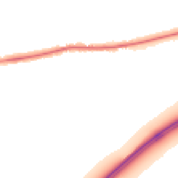 Night-time road noise heatmap for PO6 1JU