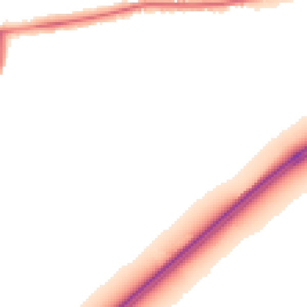 Night-time road noise heatmap for PO6 1LD
