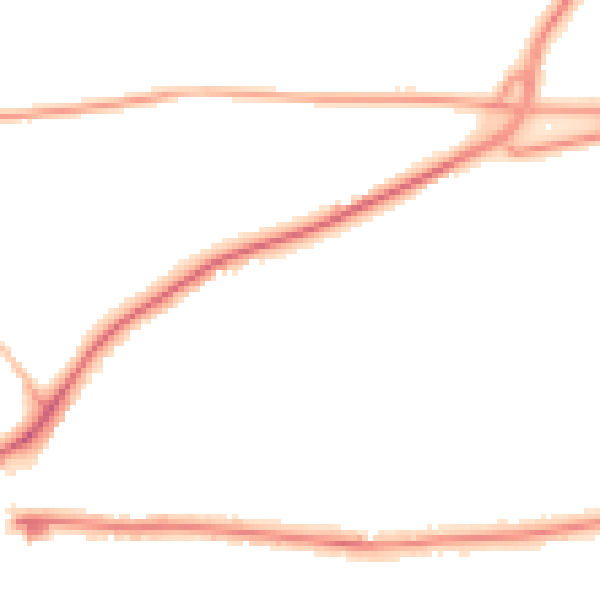 Night-time road noise heatmap for PO6 2BG