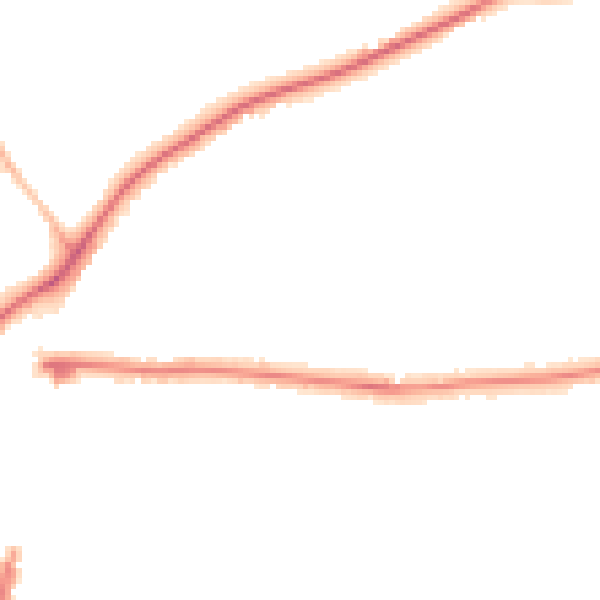 Night-time road noise heatmap for PO6 2JN