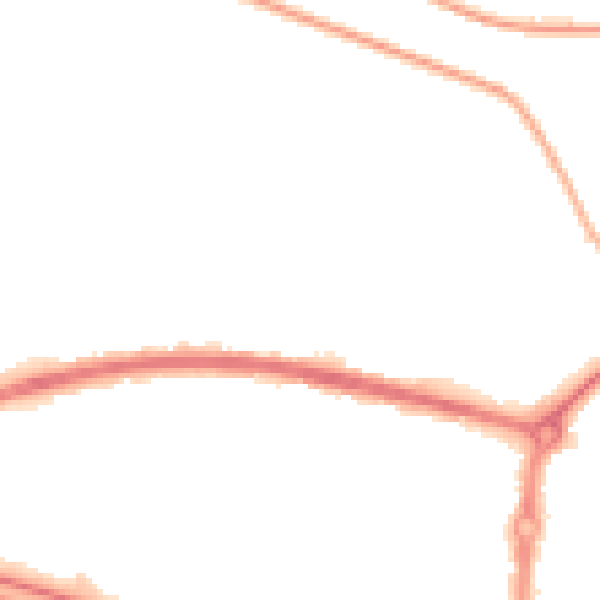 Night-time road noise heatmap for PO6 3JS