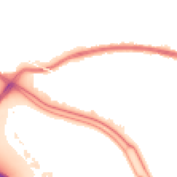 Night-time road noise heatmap for PO6 3NS