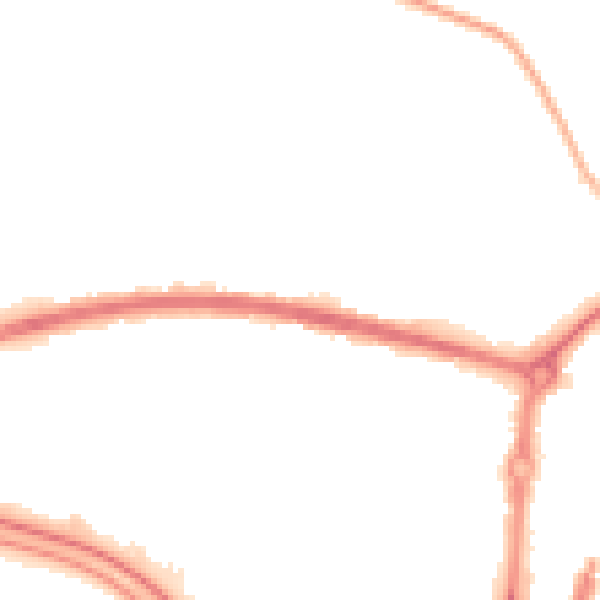 Night-time road noise heatmap for PO6 3PH