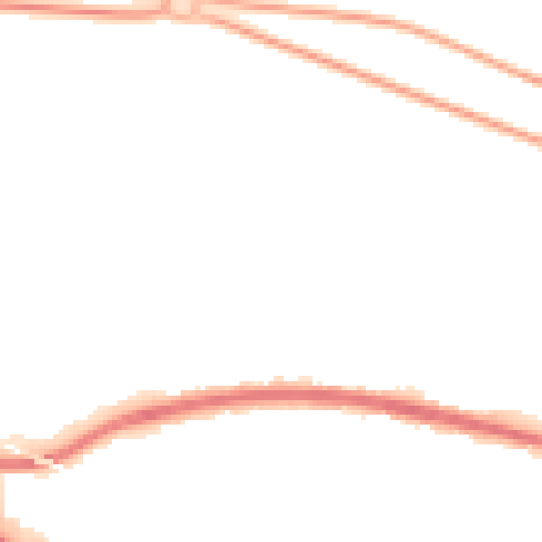 Night-time road noise heatmap for PO6 3RE
