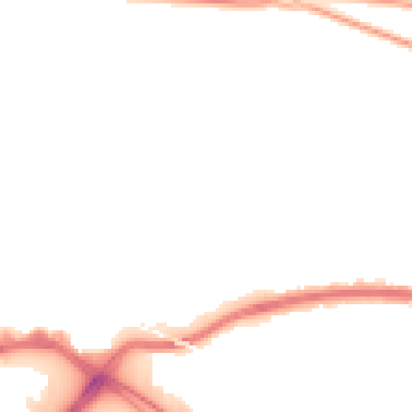 Night-time road noise heatmap for PO6 3SP
