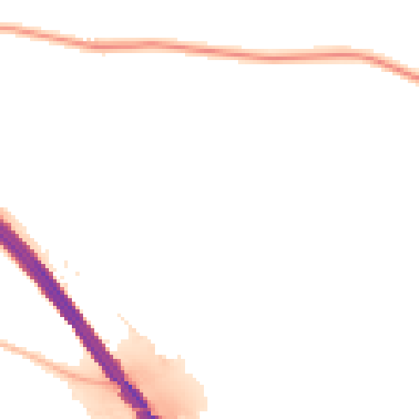 Night-time road noise heatmap for PO6 4AP