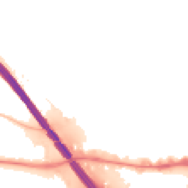 Night-time road noise heatmap for PO6 4EE
