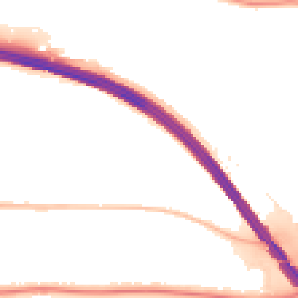Night-time road noise heatmap for PO6 4JN