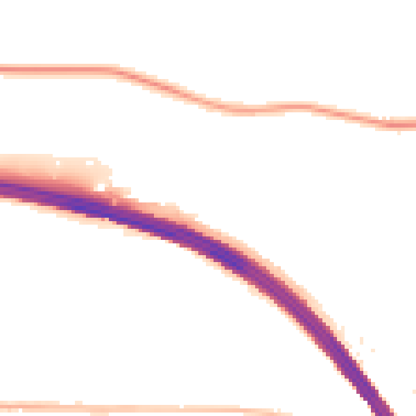 Night-time road noise heatmap for PO6 4LU