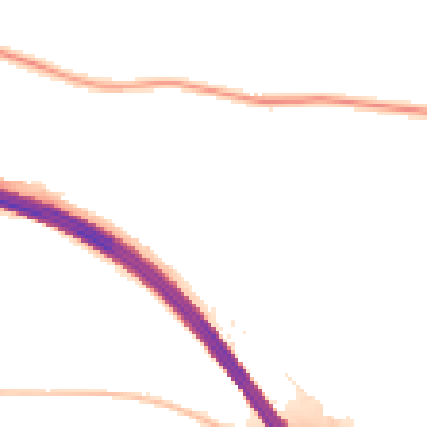 Night-time road noise heatmap for PO6 4NG