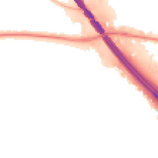 Night-time road noise heatmap for PO6 4SZ