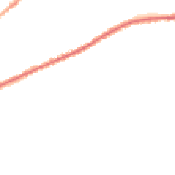 Night-time road noise heatmap for PR1 4QB